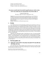 ứng dụng GIS kết hợp với chỉ số WQI để đánh giá chất lượng nước mặt trên địa bàn thành phố vinh, tỉnh nghệ an 