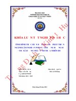 Tình hình thực hiện dự án hỗ trợ phát triển ngành lâm nghiệp tại phường Hương Hồ - thị xã Hương Trà – tỉnh Thừa Thiên Huế