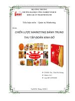 quản trị marketing  bánh trung thu kinh đô