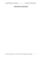 Khóa luận thiết kế trạm dẫn động băng tải với số liệu cho trước 