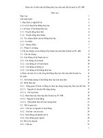 Khóa luận khảo sát và tính toán hệ thống thủy lực trên máy đào KOMATSU PC 400