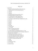 Khóa luận khảo sát hệ thống phân phối khí trên động cơ SKODA6L 350 