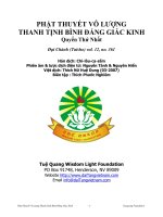 Phật Thuyết Vô Lượng Thanh Tịnh Bình Đẳng Giác Kinh Quyển Thứ Nhất