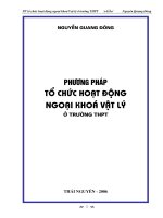 Phương pháp hoạt động ngoại khoa vật lý ở trường THPT