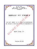 Hiệu quả kinh tế đầu tư xây dựng Showroom trưng bày sản phẩm của công ty TNHH Phát Đạt