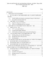 Khóa luận khảo sát sự phối hợp làm việc của tổ hợp động cơ đốt trong, máy phát, động cơ điện 