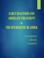 EARLY DIAGNOSIS AND ADEQUATE TREATMENT 