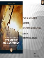 Chapter 8 strategic management competitiveness and globalization 10e