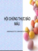 Hội chứng thực bào máu 