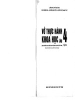 vở thực hành khoa học lớp 4 chương trình mới tập 2 