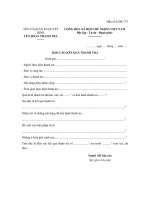 Mẫu báo cáo kết quả thanh tra