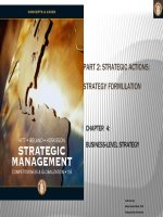 Chapter 4 strategic management competitiveness and globalization 10e