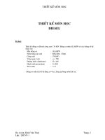 Khóa luận thiết kế động cơ diesel công suất 176 KW 