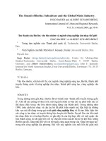 Âm thanh của berlin   văn hóa nhóm và ngành công nghiệp âm nhạc thế giới 