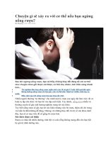 Chuyện gì sẽ xảy ra với cơ thể nếu bạn ngừng uống rượu 