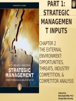 Chapter 2 strategic management competitiveness and globalization 10e