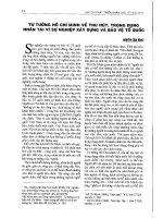 Tư tưởng hồ chí minh về thu hút, trọng dụng nhân tài vì sự nghiệp xây dựng và bảo vệ tổ quốc 