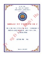 Thực trạng cấp và sử dụng nước sinh hoạt trên địa bàn xã Yên Hồ, huyện Đức Thọ, tỉnh Hà Tĩnh
