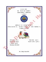 Nâng cao chất lượng nguồn nhân lực ở huyện Bình Sơn, tỉnh Quảng Ngãi