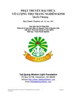 Phật Thuyết Đại Thừa Vô Lượng Thọ Trang Nghiêm Kinh Quyển Thượng