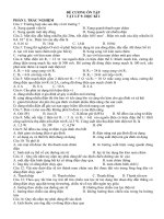 TONG HOP CAC BAI ON TAP VAT LI 9 (TRAC NGHIEM + TU LUAN) CA NAM