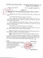 Thông tư ban hành Quy chuẩn kỹ thuật QG về thiết bị ADSL2 và ADSL 2+