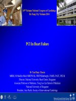 Tiếp cận can thiệp mạch vành ở người bệnh suy tim 