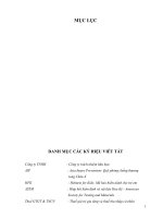 Kế toán chi phí sản xuất và tính giá thành sản phẩm tại Công ty TNHH thiết bị và sản phẩm an toàn Việt Nam (PROTECTM)