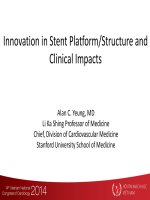Ảnh hưởng của các phát kiến, cải tiến trong tim mạch can thiệp đến thực hành lâm sàng 