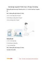 Giải bài tập trang 86, 87 SGK Toán 2: Ôn tập về đo lường