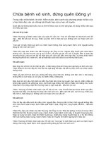 Chữa bệnh vô sinh, đừng quên đông y