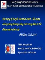 Sử dụng kháng đông đường uống mới trong điều trị thuyên tắc phổi 