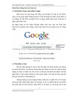 Kỹ thuật tìm kiếm thông tin trên internet