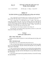 Thông tư Quy định việc kiểm tra vệ sinh, chất lượng nước ăn uống, nước sinh hoạt