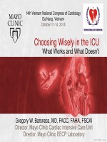 Lựa chọn khôn ngoan trong điều trị tích cực tim mạch  cái gì có lợi, cái gì không 