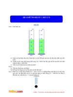 Bộ 12 đề thi học kì 1 môn Vật lý lớp 6