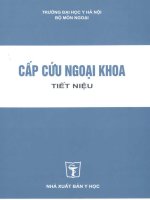 Cap cuu ngoai khoa tiet nieu y ha noi 