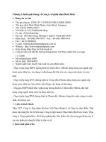 lập kế hoạch kinh doanhcông ty cổ phần nhựa bình minh