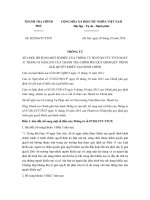 Thông tư 02/2016/TT-TTCP sửa đổi Thông tư 07/2013/TT-TTCP quy định quy trình giải quyết khiếu nại hành chính