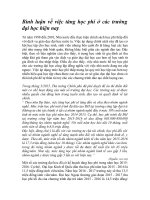 Bình luận về việc tăng học phí ở các trường đại học hiện nay