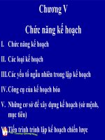 Bài giảng Quản trị học đại cương: Chương 5  ThS. Trương Quang Vinh