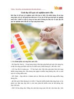 Cách đọc kết quả xét nghiệm nước tiểu