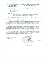 TẬP ÁN LỆ ĐẦU TIÊN CỦA VIỆT NAM