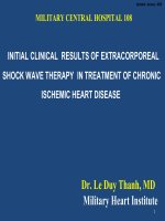 Hiệu quả điều trị bệnh thiếu máu cơ tim cục bộ bằng sóng xung kích 