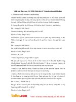 Giải bài tập trang 110 SGK Sinh lớp 8: Vitamin và muối khoáng