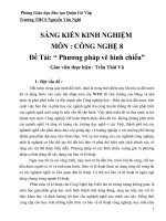 một số phương pháp vẽ hình chiếu môn công nghệ 8 cho học sinh trường THCS thị trấn mường tè