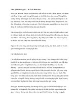 Làm gì khi bong gân  bs trần bình sơn  