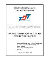 Báo cáo thực tập kế toán tại công ty TNHH nhât tân