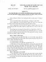 Thông tư Quy định điều kiện cơ sở vật chất, trang thiết bị, phương tiện giám định cho tổ chức giám định tư pháp công lập trong lĩnh vực pháp y, pháp y tâm thần