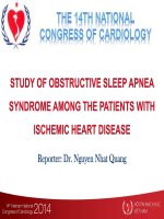 Hội chứng ngưng thở khi ngủ dạng tắc nghẽn ở người có bệnh tim thiếu máu cục bộ 